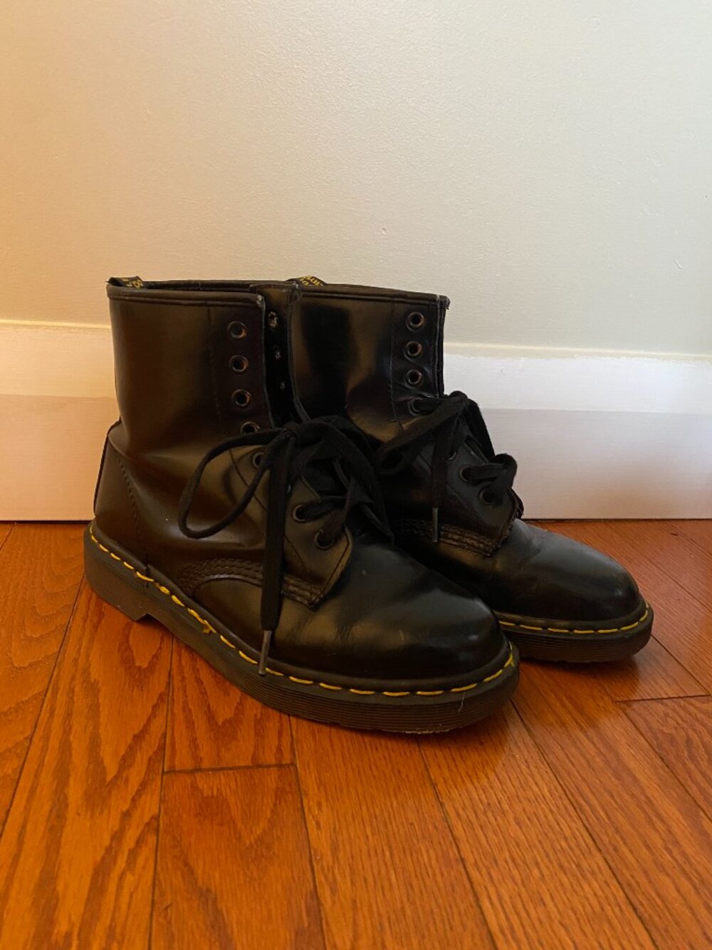 Vintage Dr. Martens Black Lace Up Boots